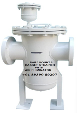 Basket Strainer with Air Eliminator